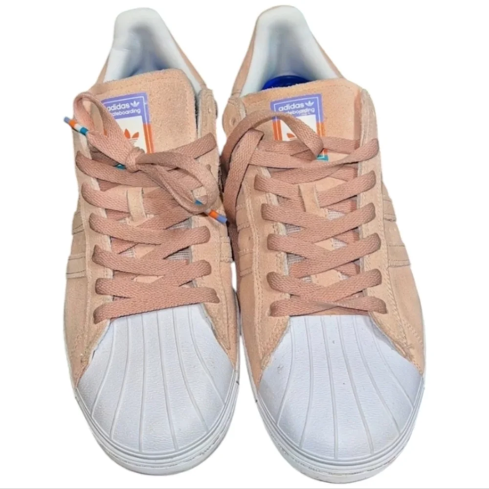 Adidas *Men's Superstar Vulc Adv Pastel Pink (sz 7.5) SkateBoarding Shoe - Picture 2 of 8